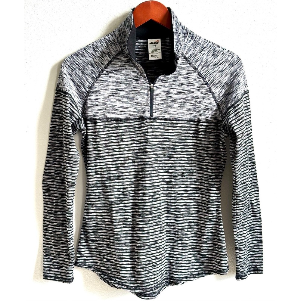AVIA 1/4 Zip Pullover Jacket‎ Gray Activewear Long Sleeve Women's Small